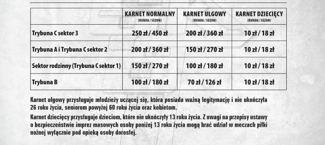Rusza sprzedaż karnetów na&nbsp;sezon 15/16