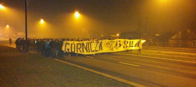 Przemarsz przed&nbsp;meczem z&nbsp;Ruchem! [wideo]