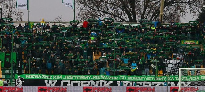 Górnik – Piast, relacja z&nbsp;trybun
