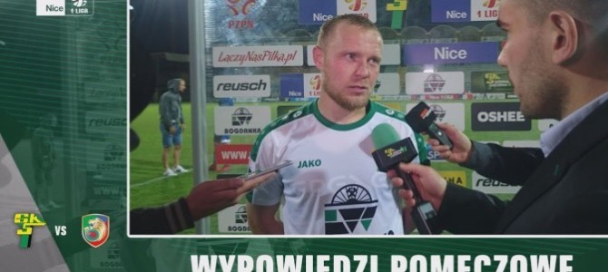 Wypowiedzi po&nbsp;meczu z&nbsp;Miedzią [Wideo]