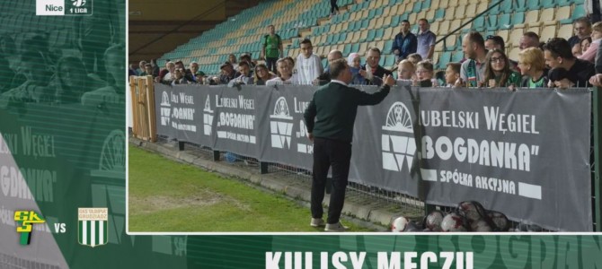 Kulisy meczu z&nbsp;Olimpią Grudziądz [Wideo]
