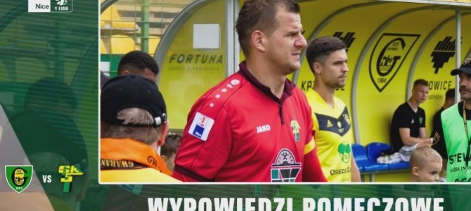 Wypowiedzi po&nbsp;meczu w&nbsp;Katowicach [Wideo]