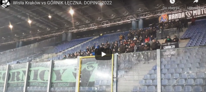 Wisła-Górnik. Wideo z&nbsp;sektora gości.